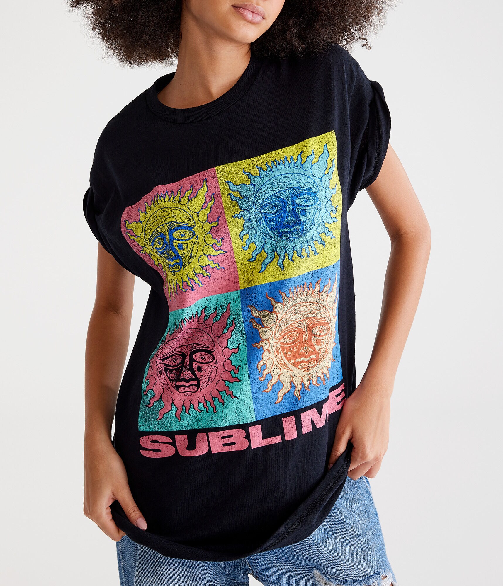 Sublime Sun Pop Art Boyfriend Graphic Tee