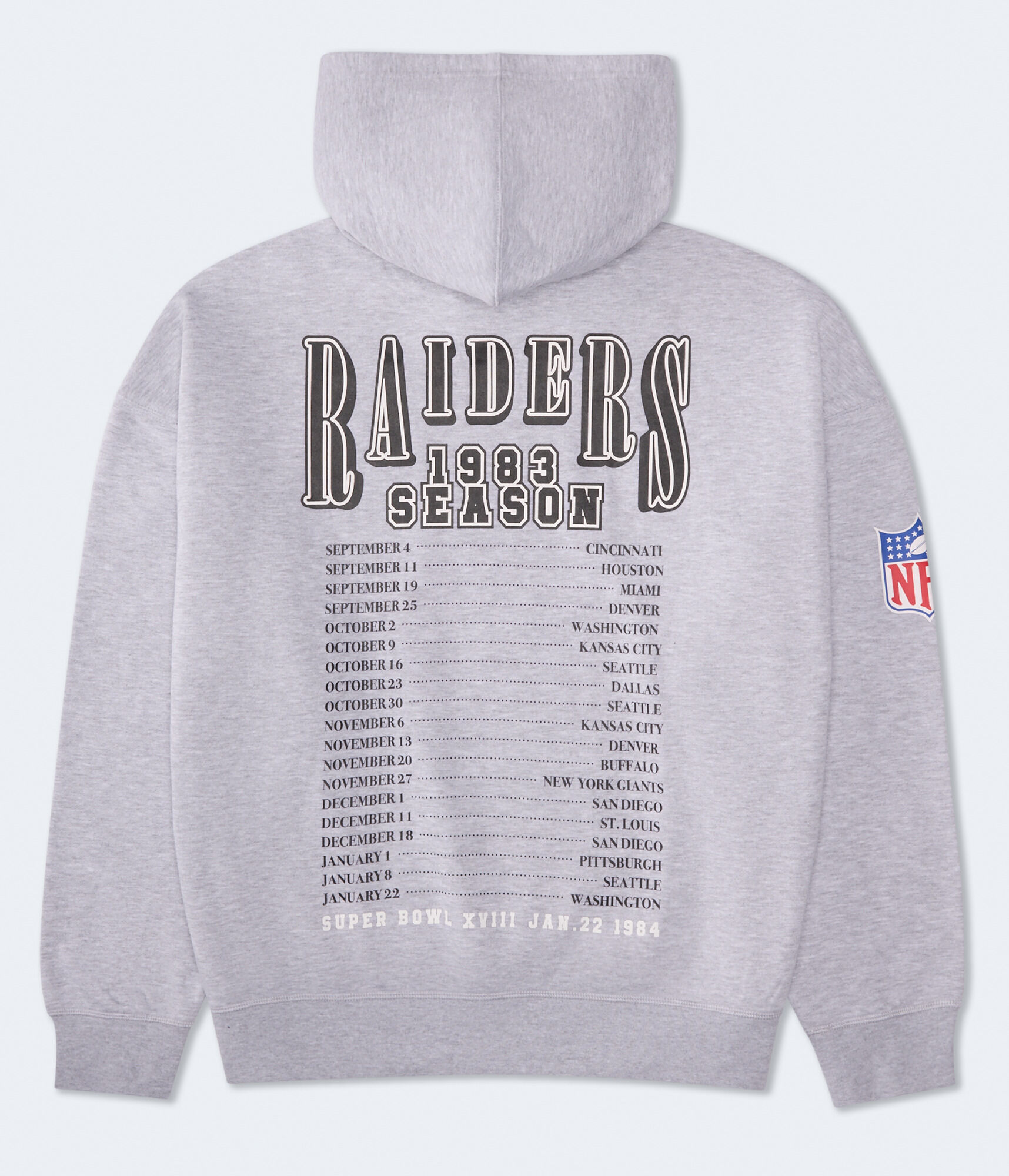 Los Angeles Raiders 1983 Season Pullover Hoodie