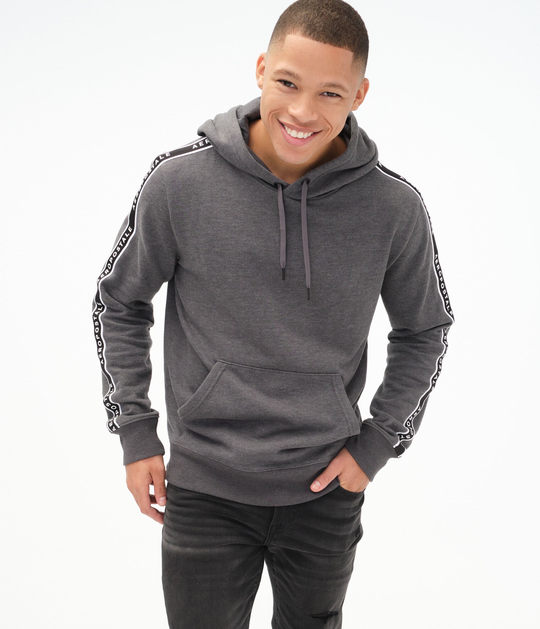 Heritage Logo Tape Pullover Hoodie