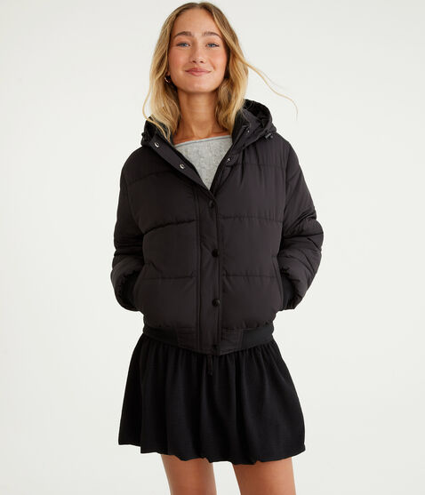 Midweight Hooded Puffer Jacket