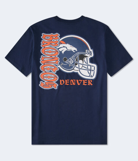 Denver Broncos Helmet Relaxed Graphic Tee Denver Broncos Helmet Relaxed Graphic Tee