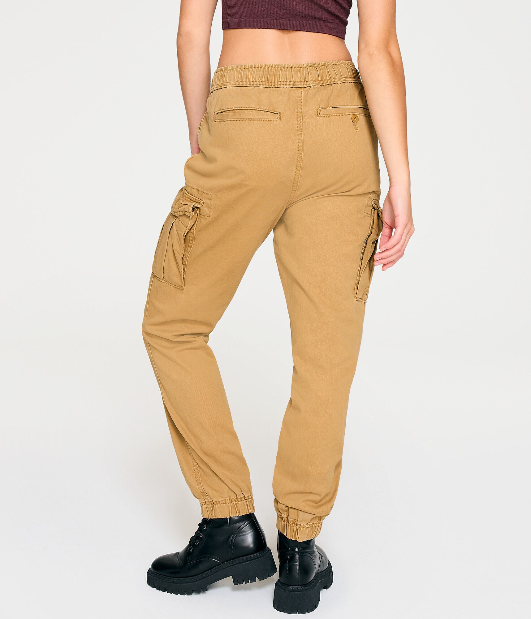 Twill Cargo Joggers