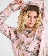 Cloud Soft Forest Camo Boxy Pullover Hoodie