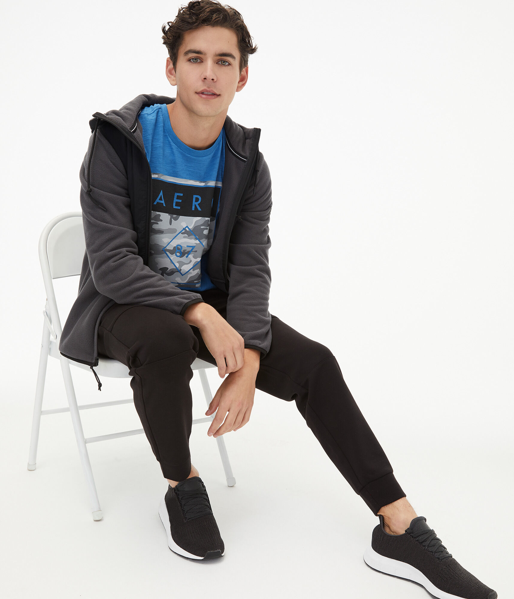 Aero 87 Camo Logo Graphic Tee