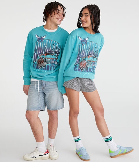 Charlotte Hornets Crew Sweatshirt Charlotte Hornets Crew Sweatshirt