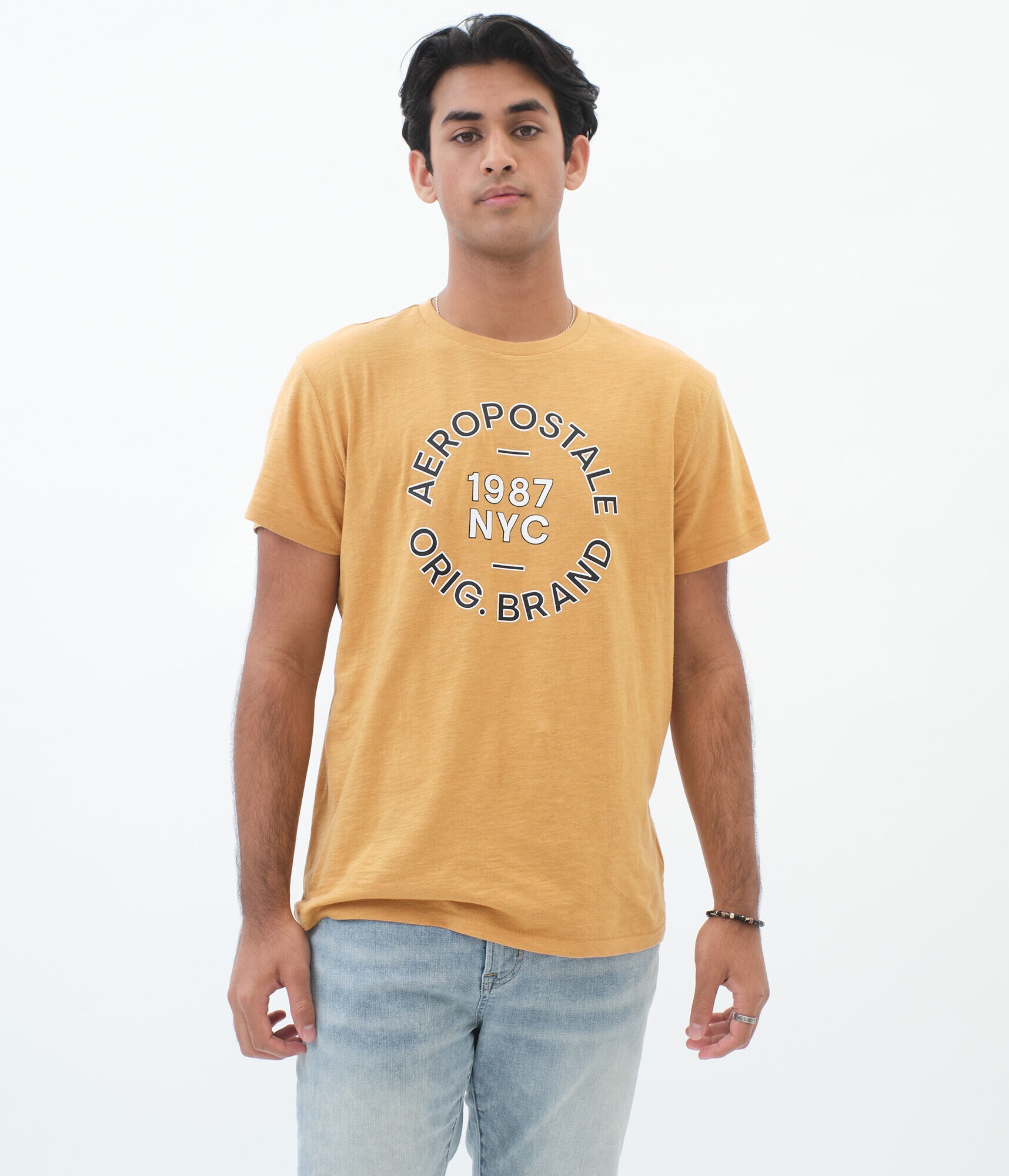 Aeropostale Circle Logo Graphic Tee
