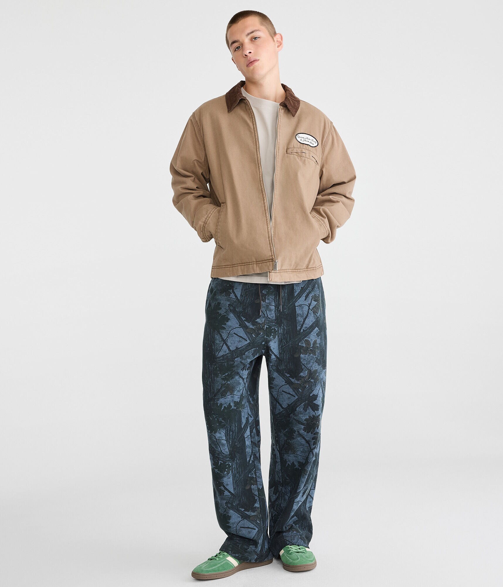 Cloud Soft Dark Forest Camo Baggy Sweatpants