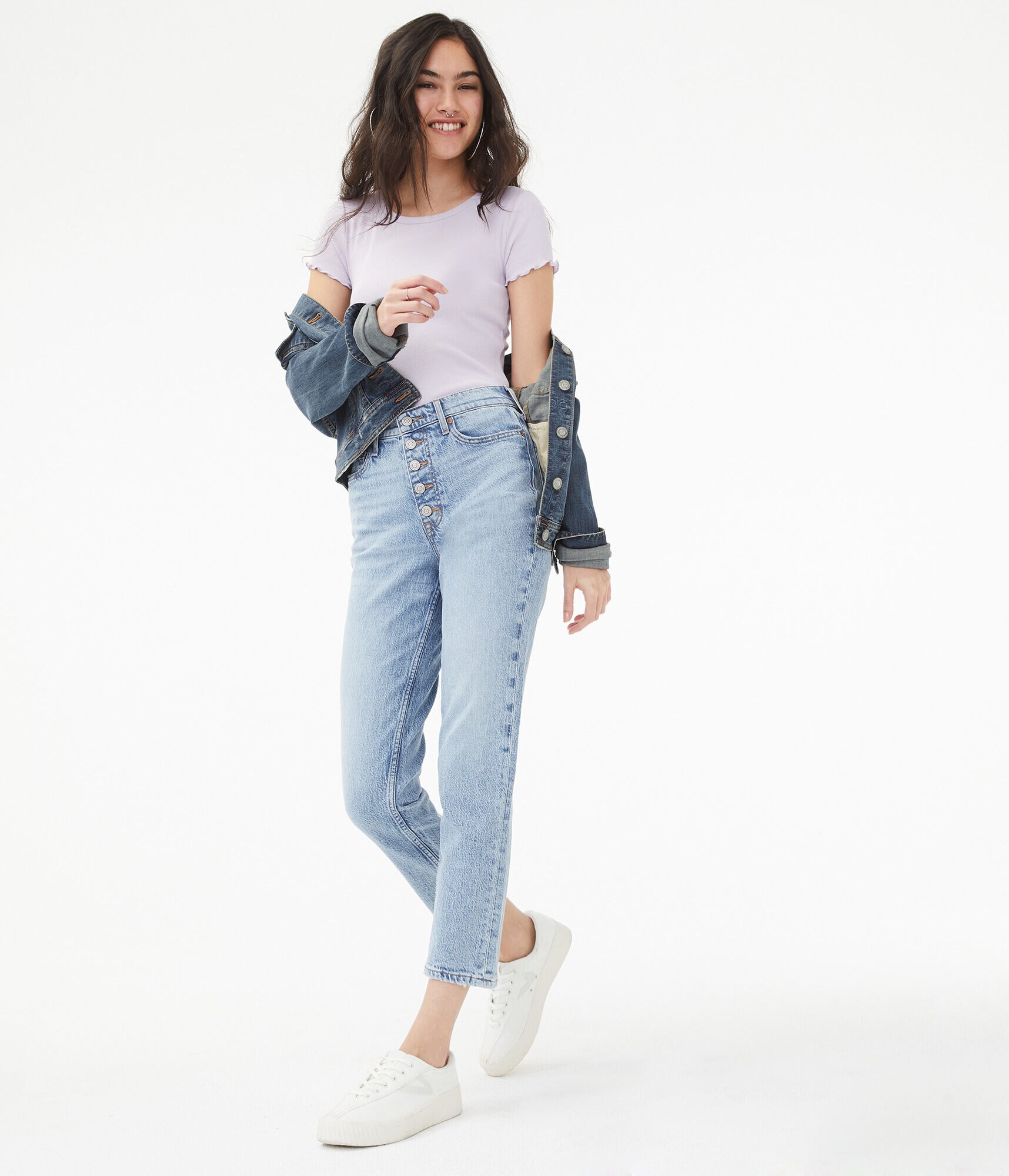 aeropostale mom jeans