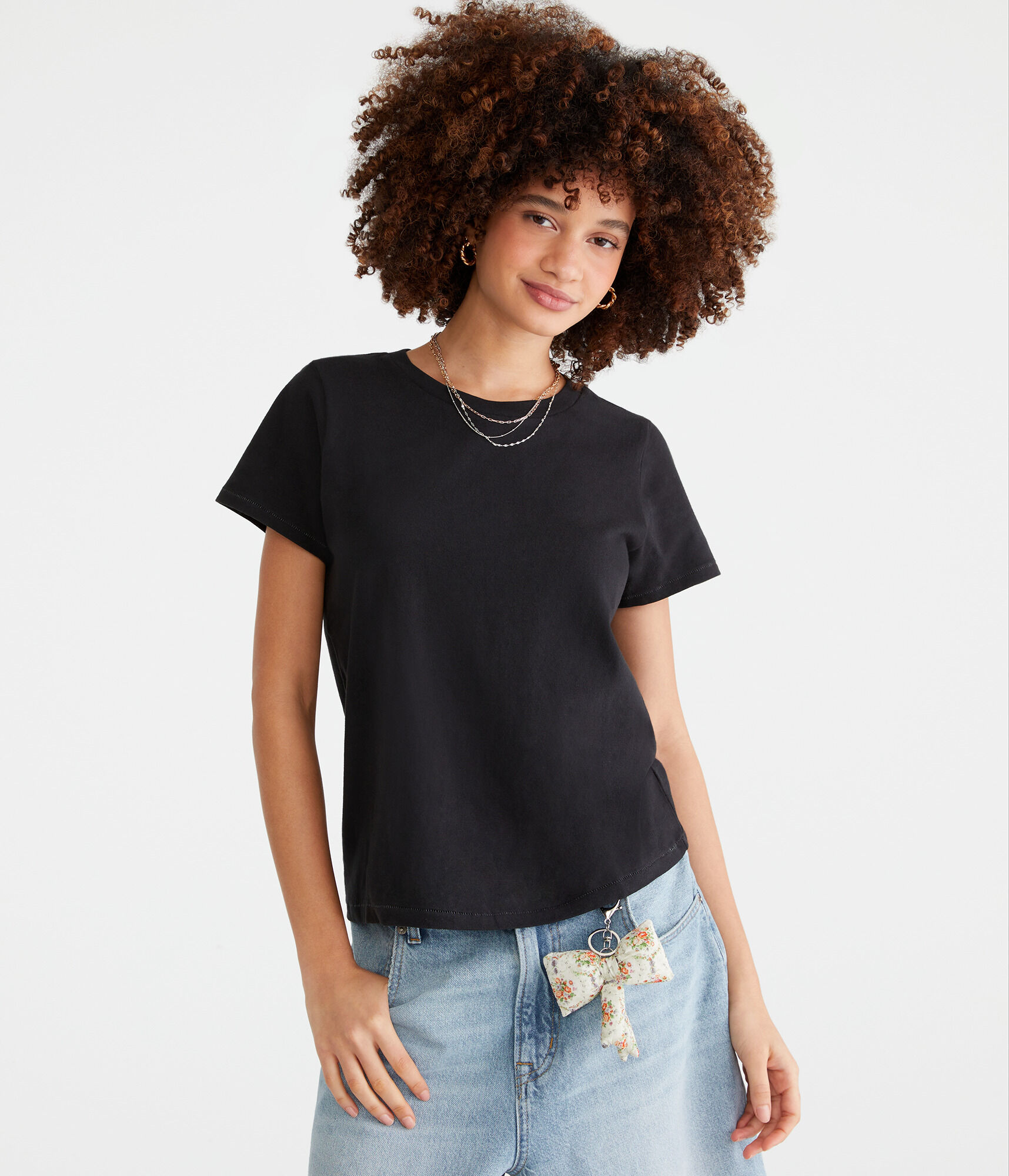 Washed Vintage Fit Crew Tee
