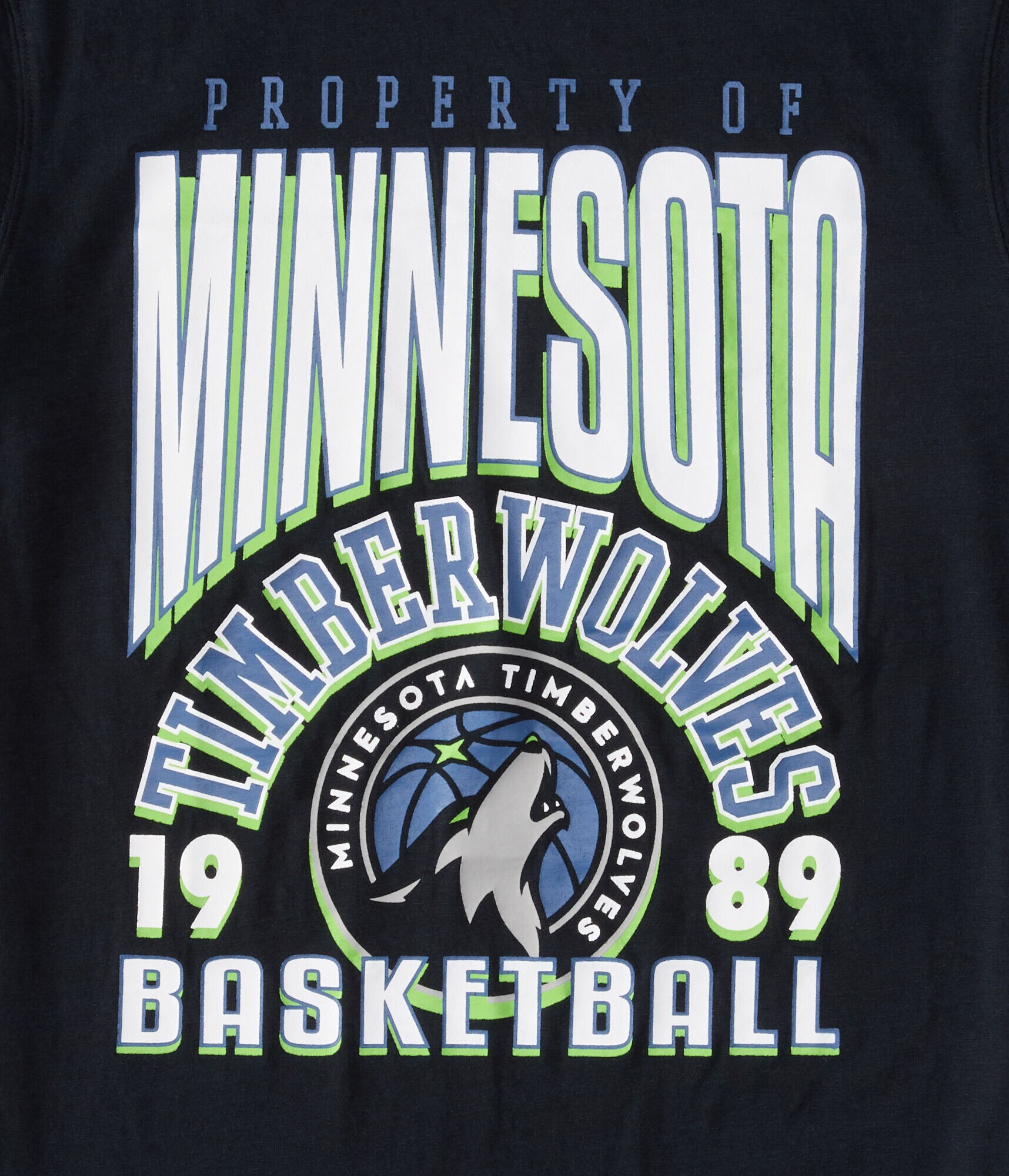 Property Of Minnesota Timberwolves Relaxed Graphic Tee