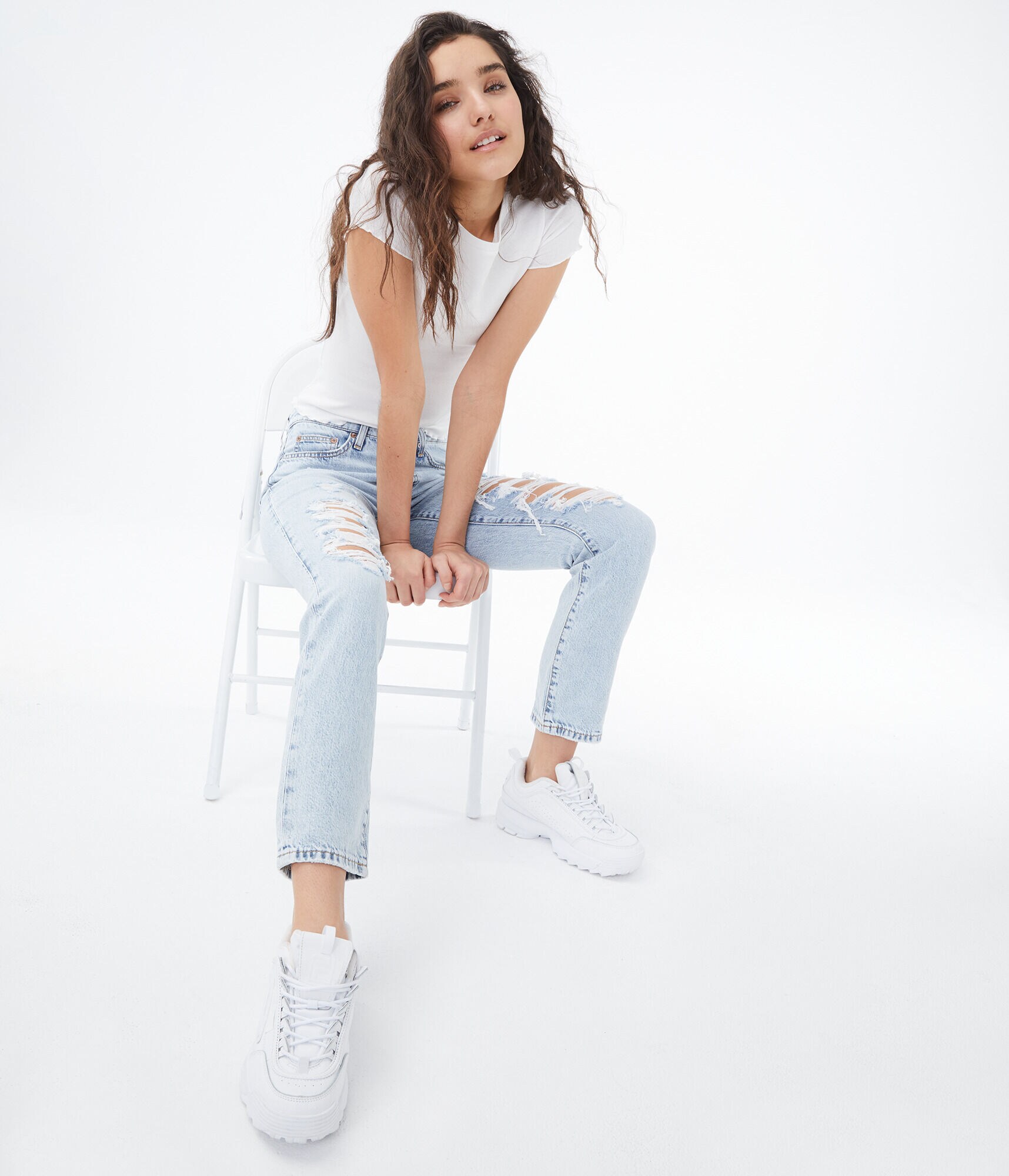 Real Denim Low-Rise Boyfriend Ankle Jean