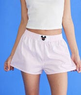 Mickey & Friends | Aero Striped Mickey Mouse Icon Sleep Boxer Shorts