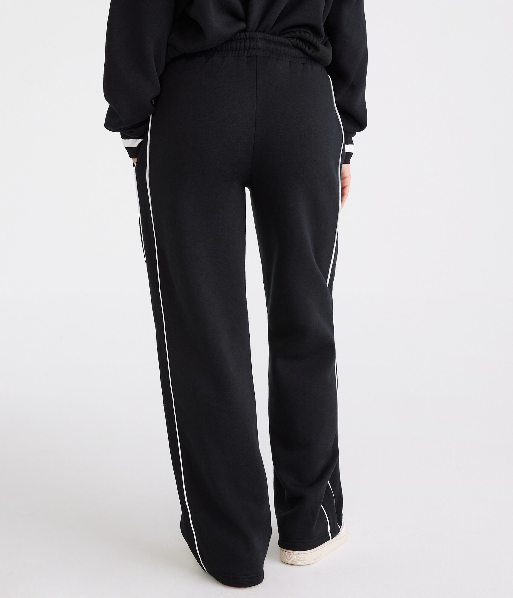 Piped Fleece Track Pants