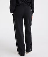 Piped Fleece Track Pants