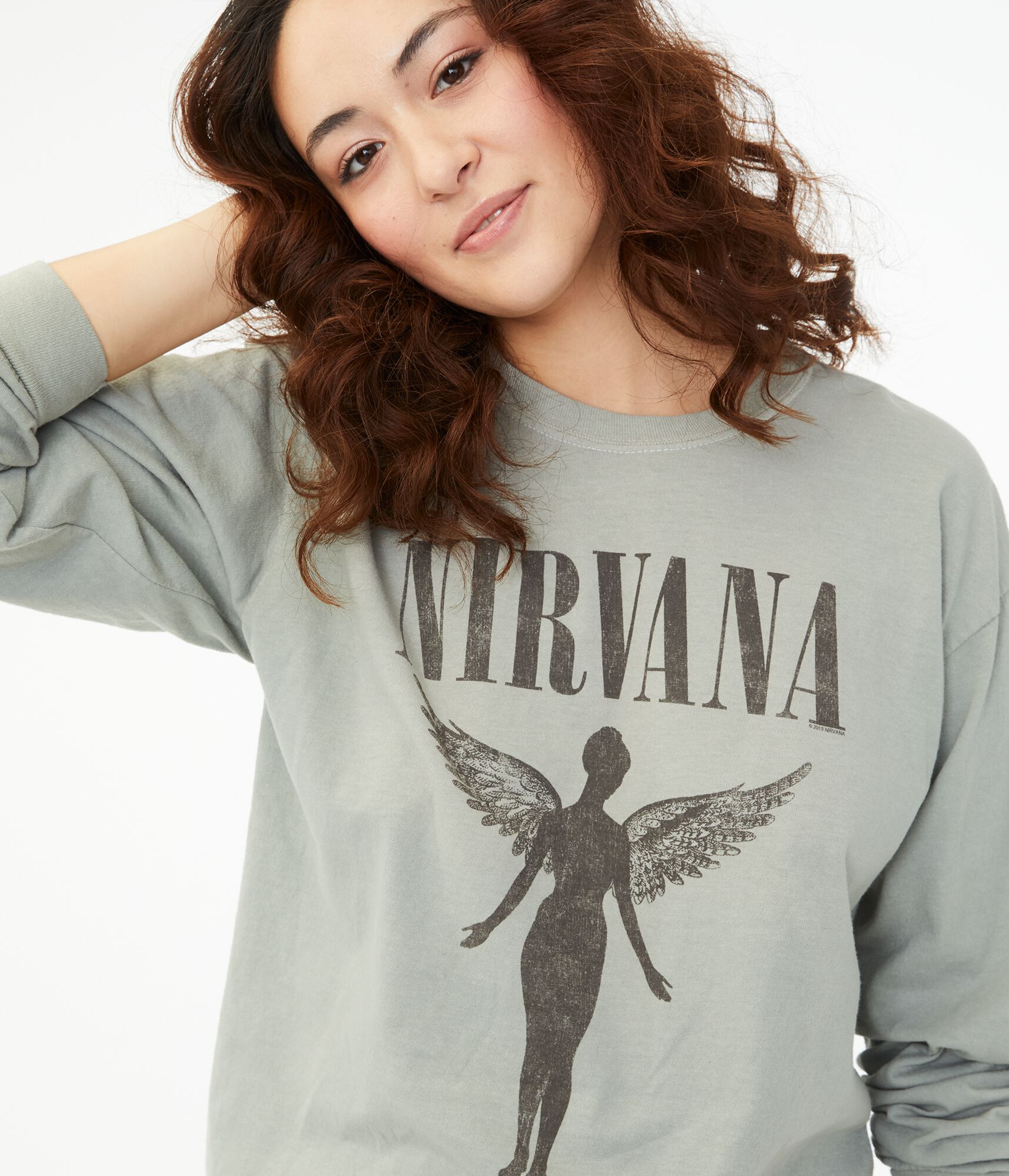 Nirvana Boyfriend Graphic Tee