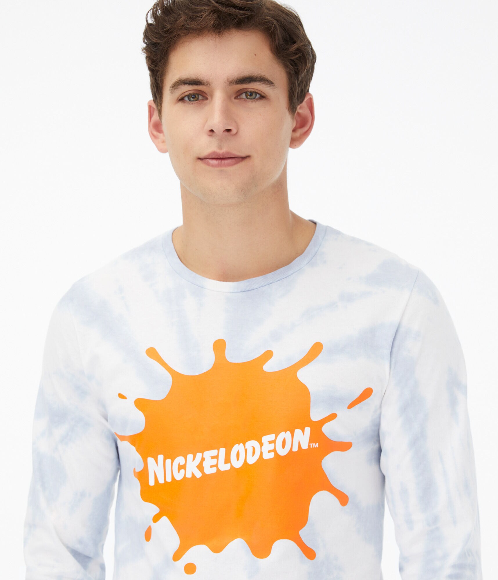 Long Sleeve Nickelodeon Splat Graphic Tee