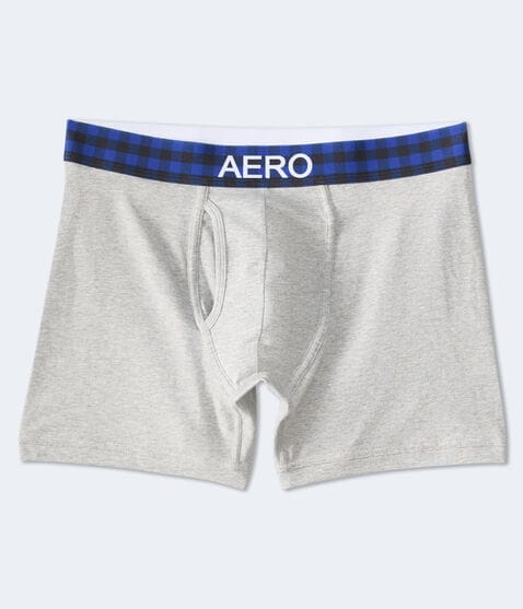 Buffalo Check Waistband 4.5" Knit Boxer Briefs Buffalo Check Waistband 4.5" Knit Boxer Briefs