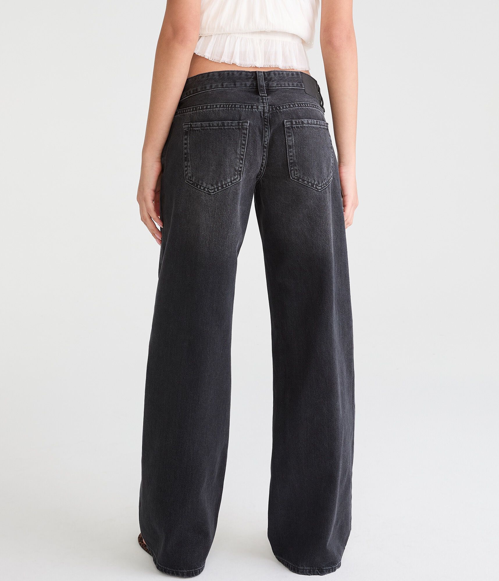 Super Low-Rise Baggy Wide Leg Jean