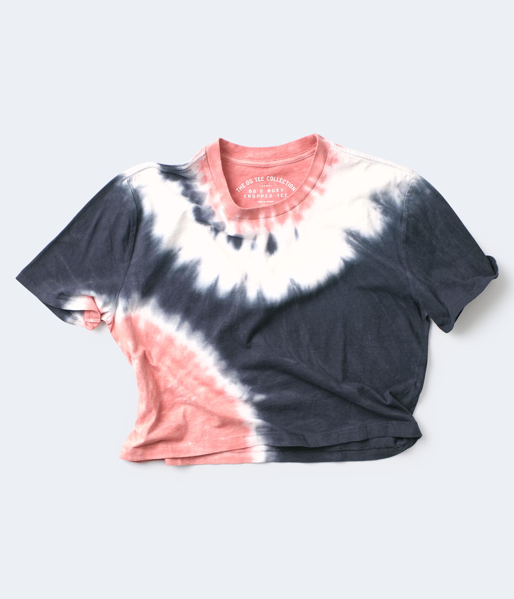 Americana Tie-Dye '80s Boxy Cropped Tee