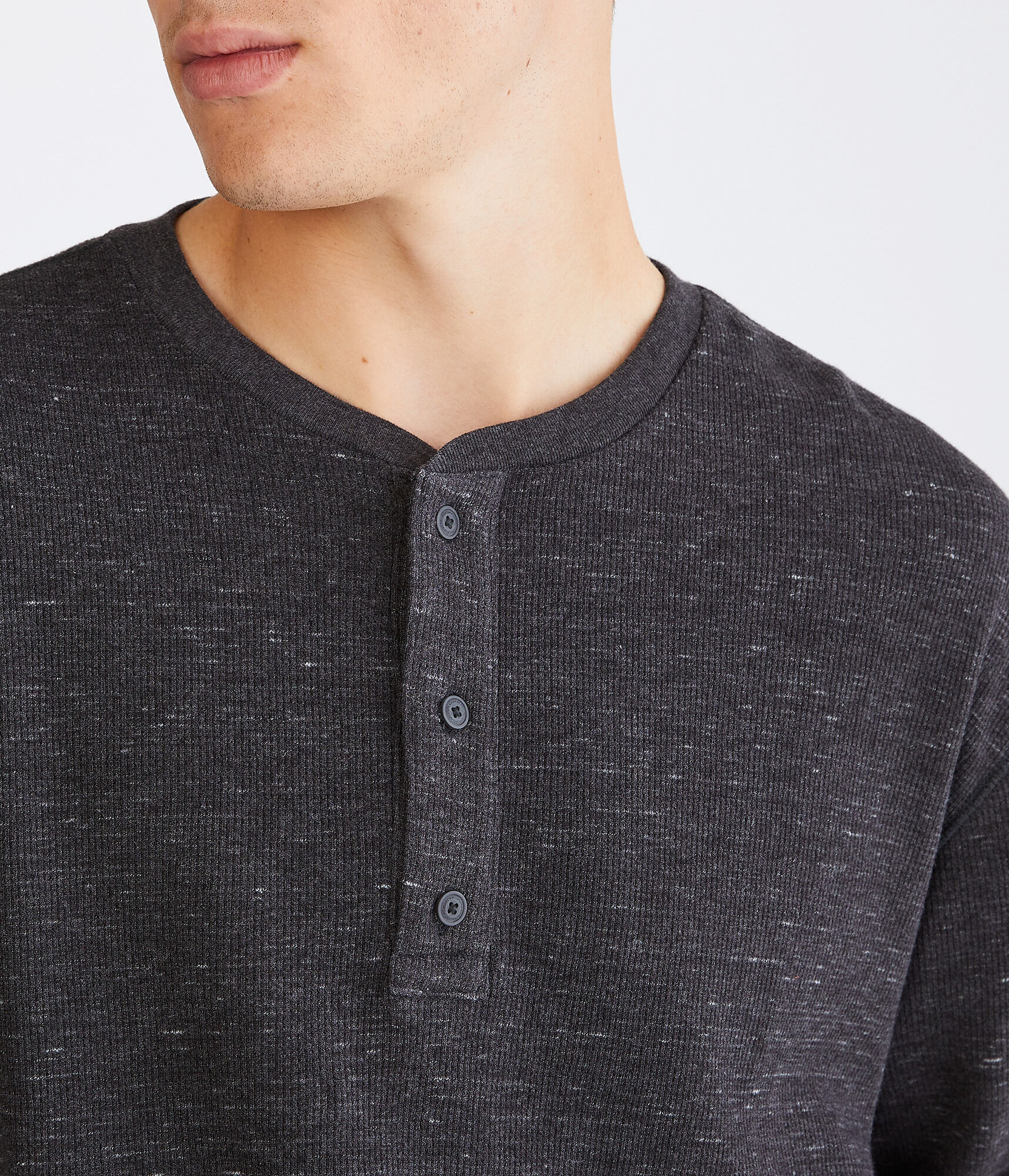 Long Sleeve Thermal Henley