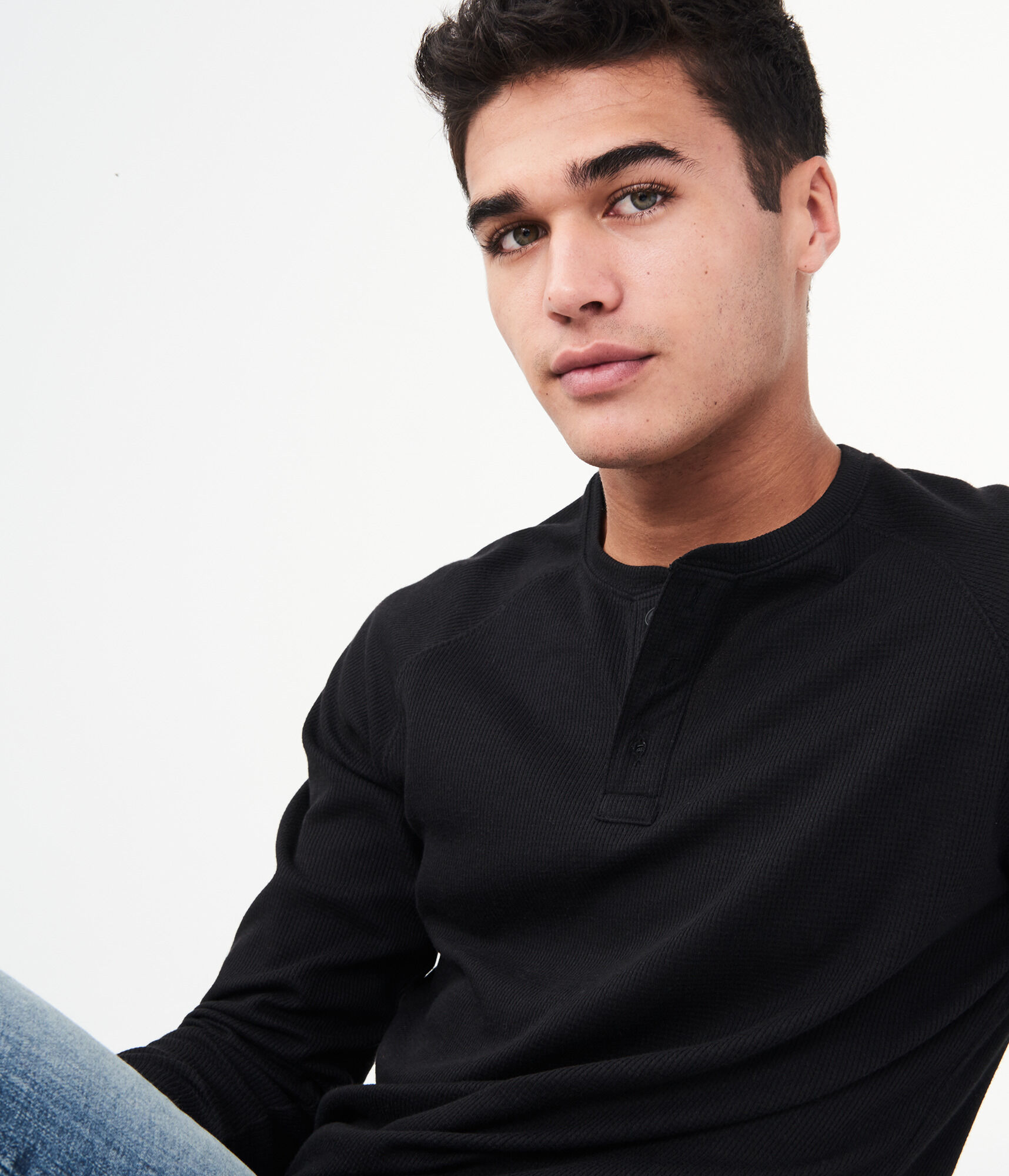 Long Sleeve Thermal Henley