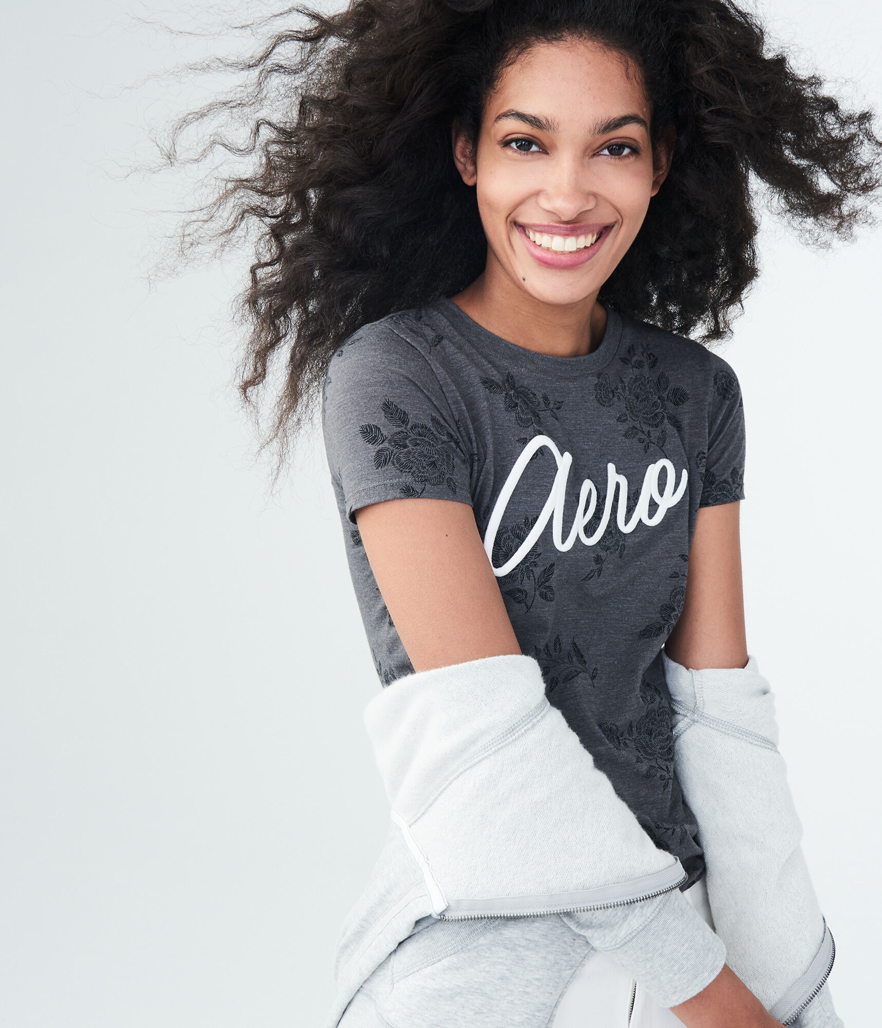 Aero Floral Graphic Tee