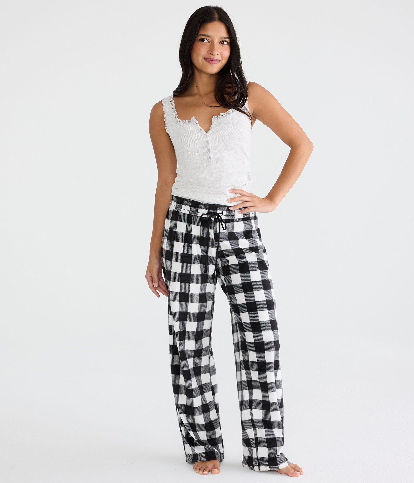 Buffalo Check Polyfleece Sleep Pants