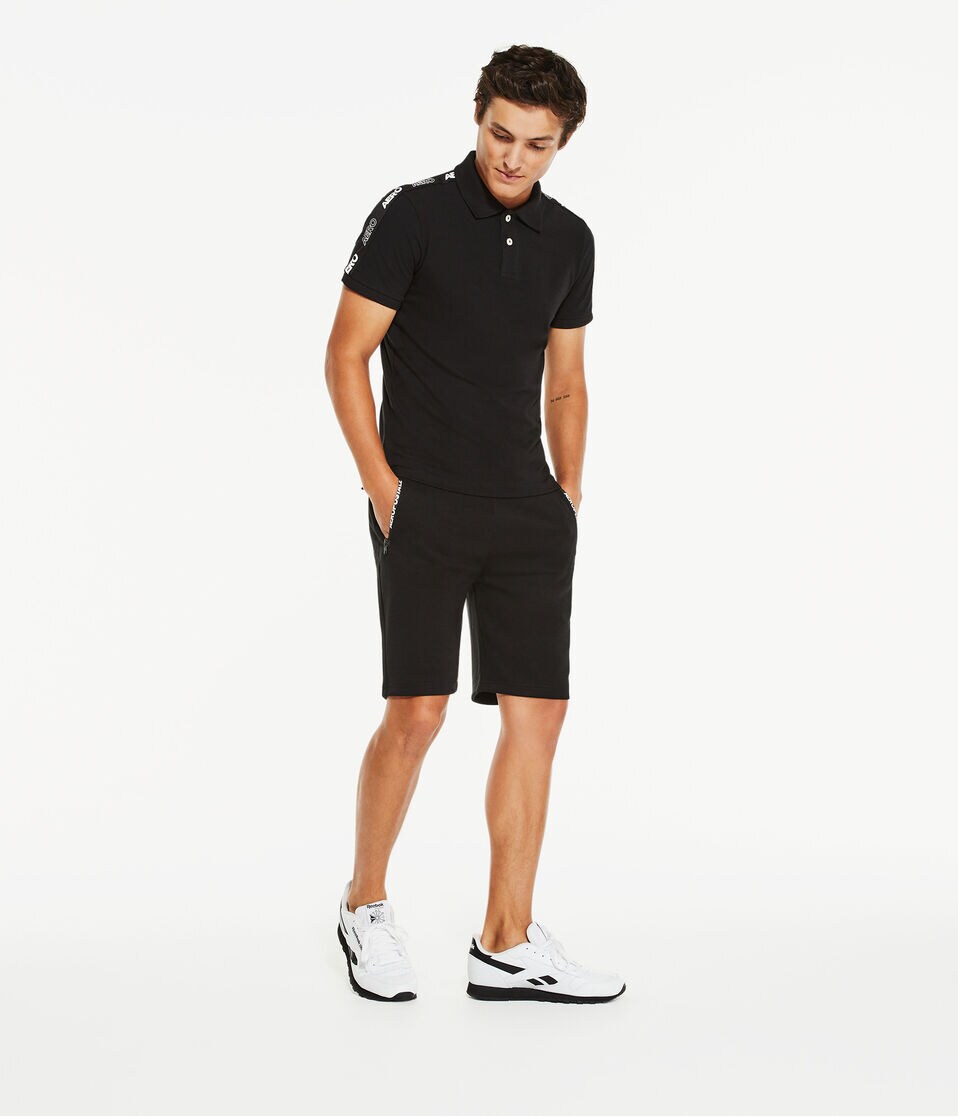 Aero Logo Sleeve Tape Stretch Jersey Polo
