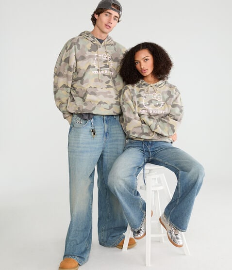 Hello Kitty | Aero Camo Pullover Hoodie Hello Kitty | Aero Camo Pullover Hoodie