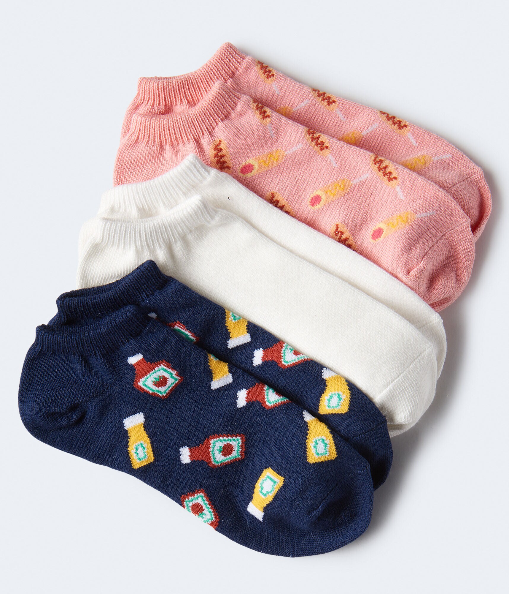 Ketchup & Mustard Ankle Sock 3Pack