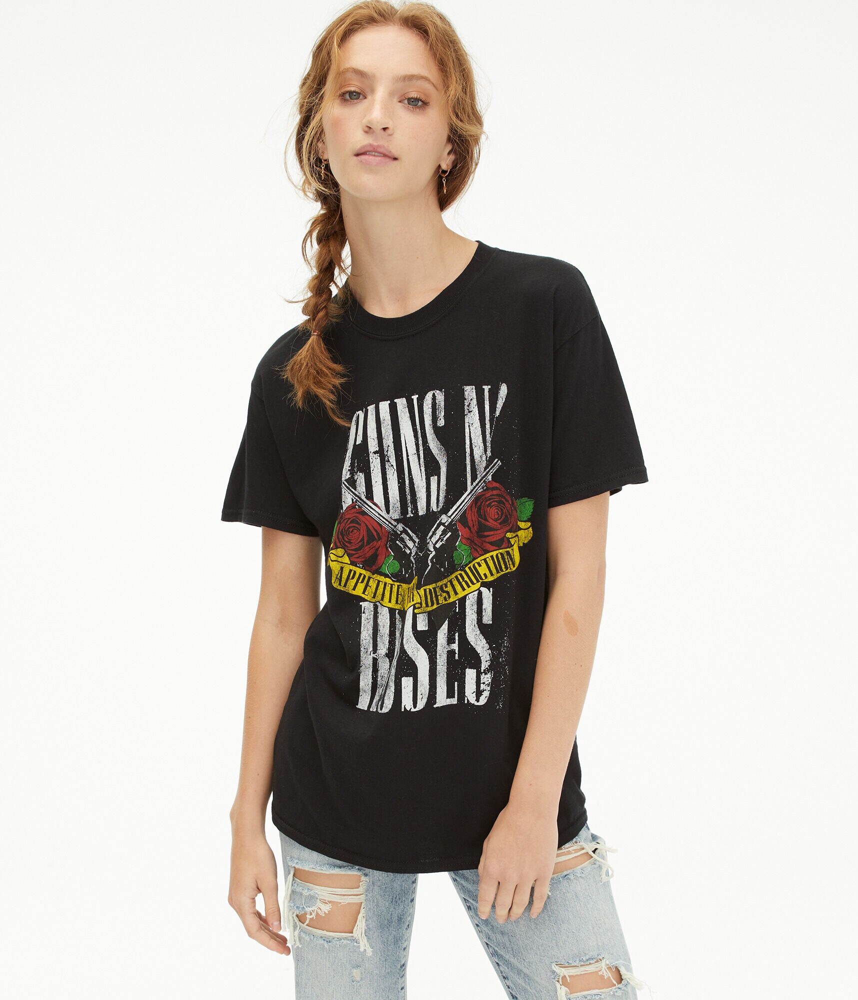 Guns N' Roses Boyfriend Graphic Tee