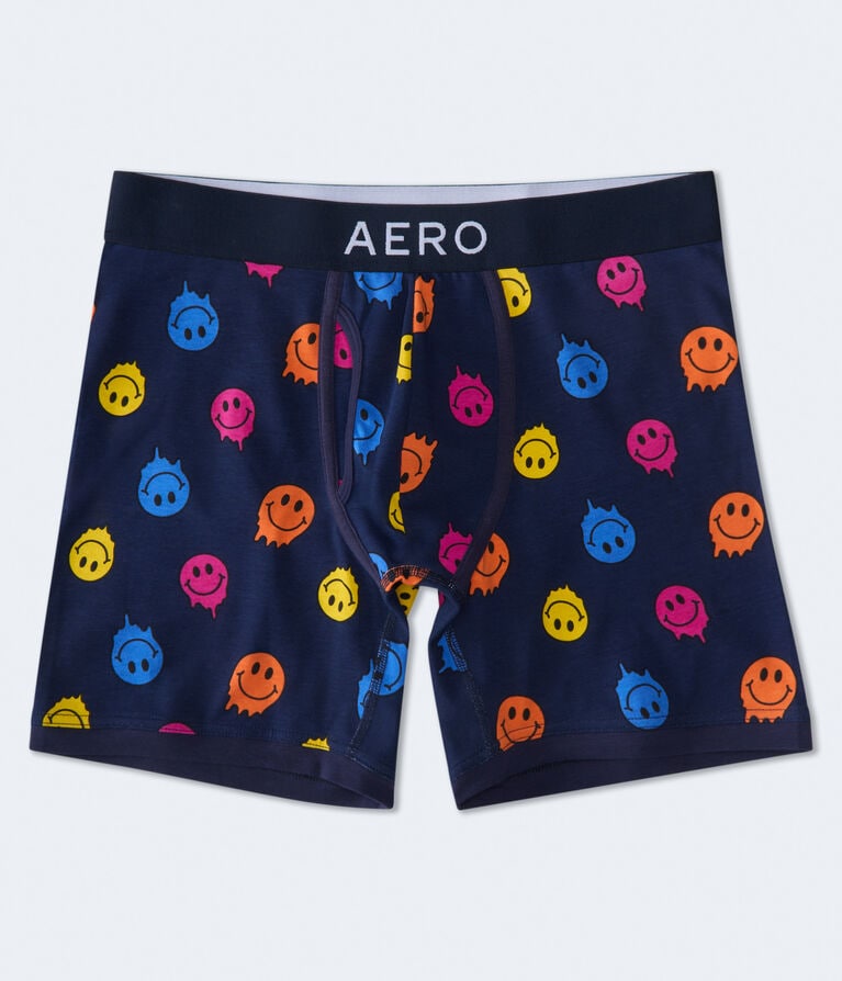Melting Smileys 6" Knit Boxer Brief