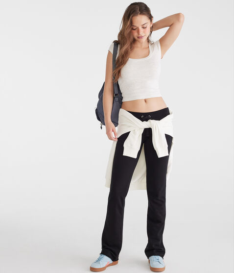 Cloud Soft Solid Fit & Flare Sweatpants Cloud Soft Solid Fit & Flare Sweatpants