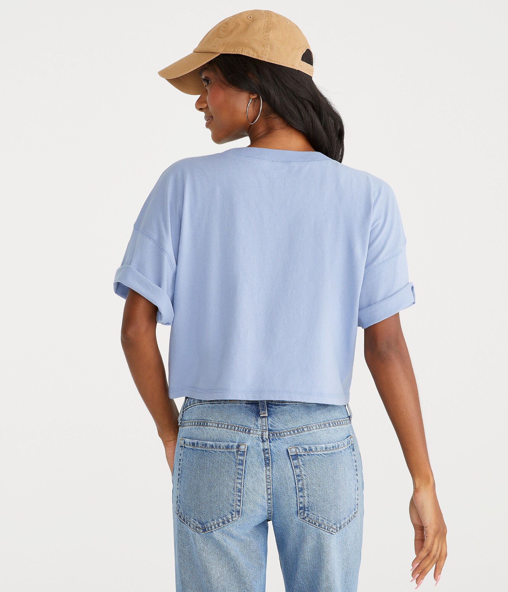 London Cropped Boyfriend Graphic Tee