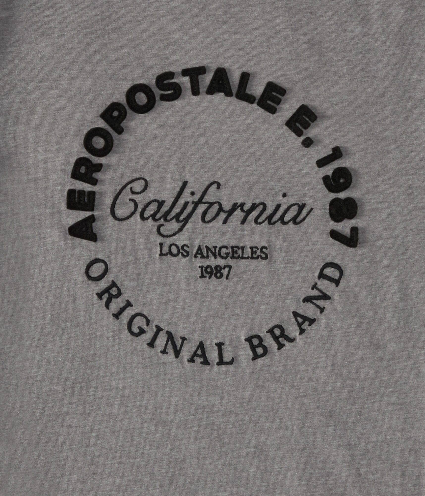 Aeropostale California Circle Appliqu&eacute; Graphic Tee