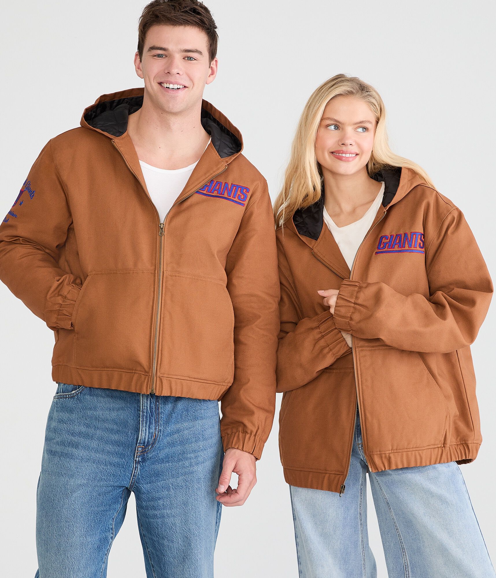 New York Giants Hooded Workwear Jacket