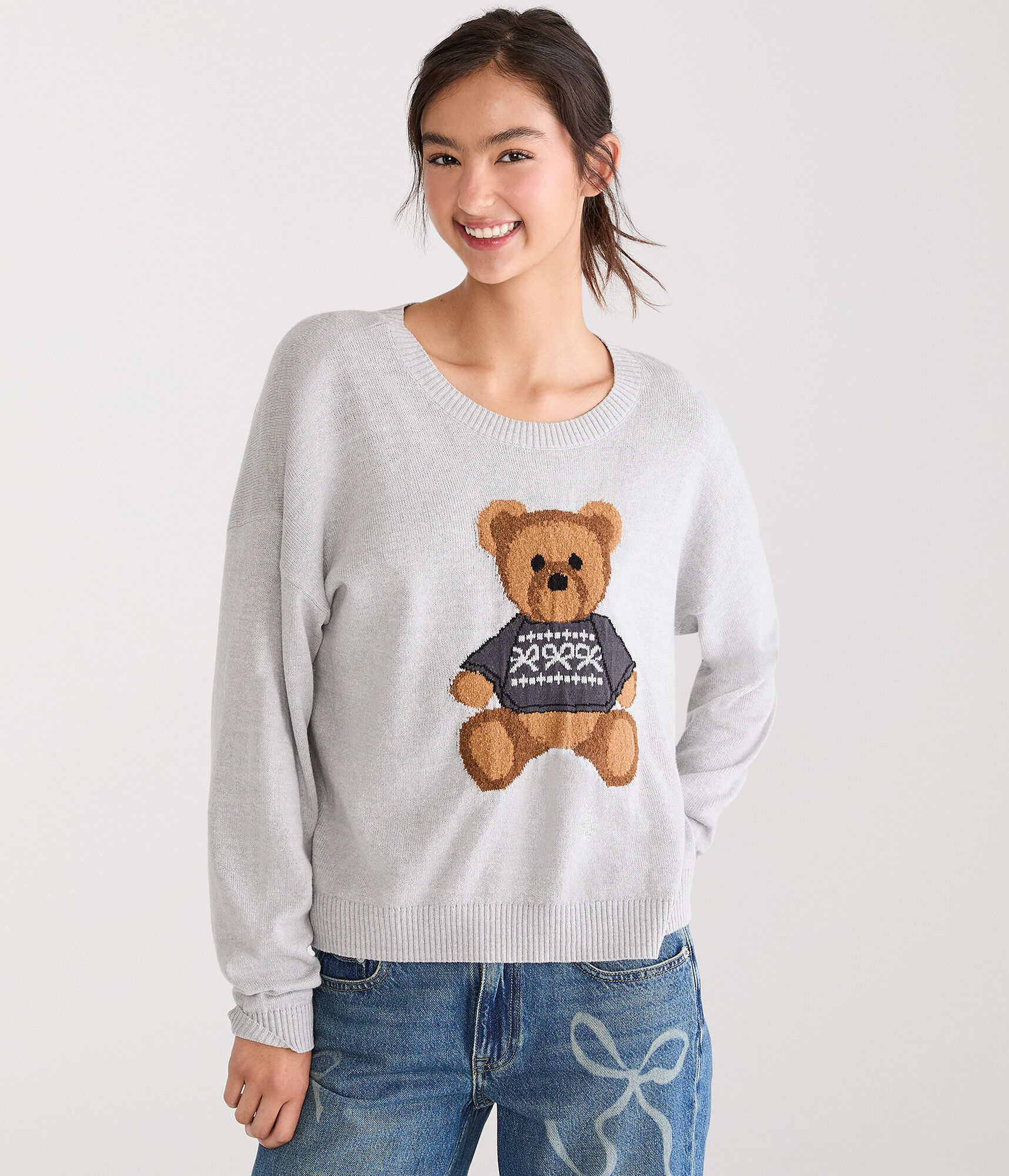 Teddy Bear Crew Sweater