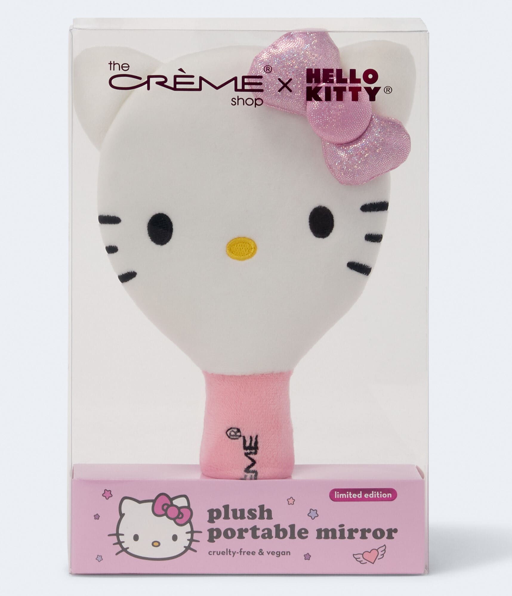 The Crème Shop x Hello Kitty Plush Hand Mirror