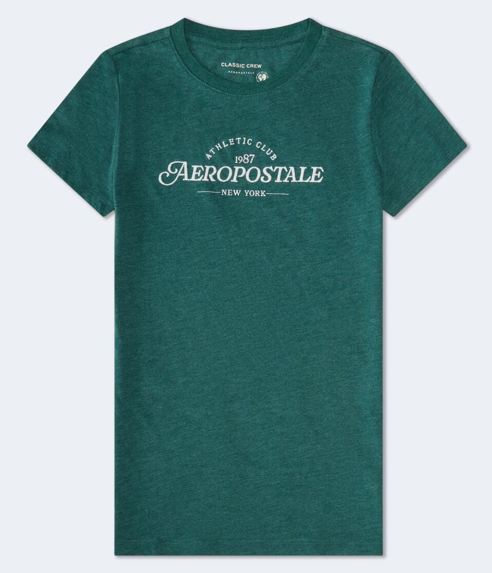 Aeropostale Athletic Club Glitter Graphic Tee