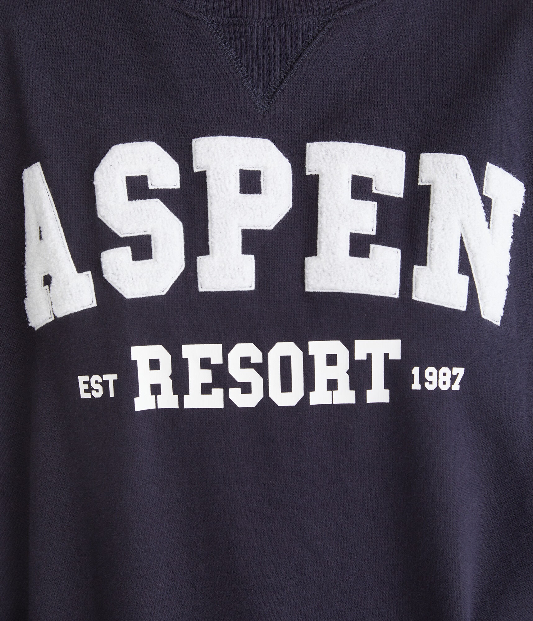 Aspen Resort Oversized Crew Sweatshirt