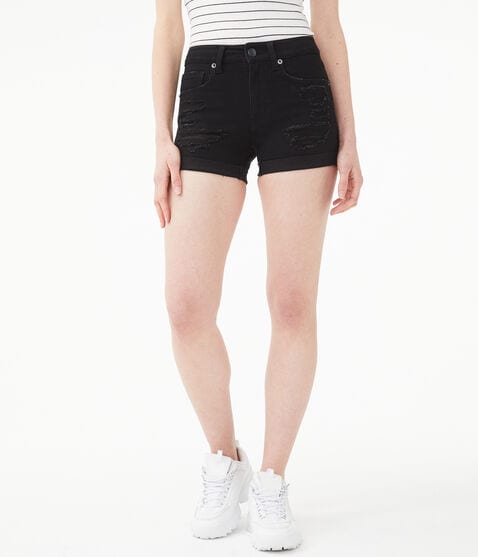 Flex Effects High-Rise Denim Midi Shorts Flex Effects High-Rise Denim Midi Shorts