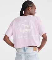 Saratoga Springs Notch-Neck Boyfriend Graphic Tee