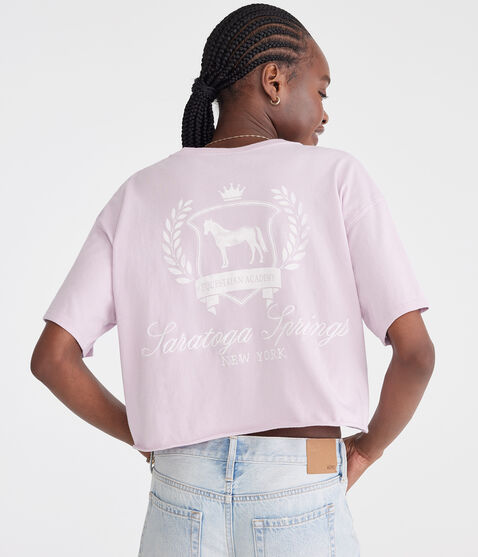 Saratoga Springs Notch-Neck Boyfriend Graphic Tee Saratoga Springs Notch-Neck Boyfriend Graphic Tee