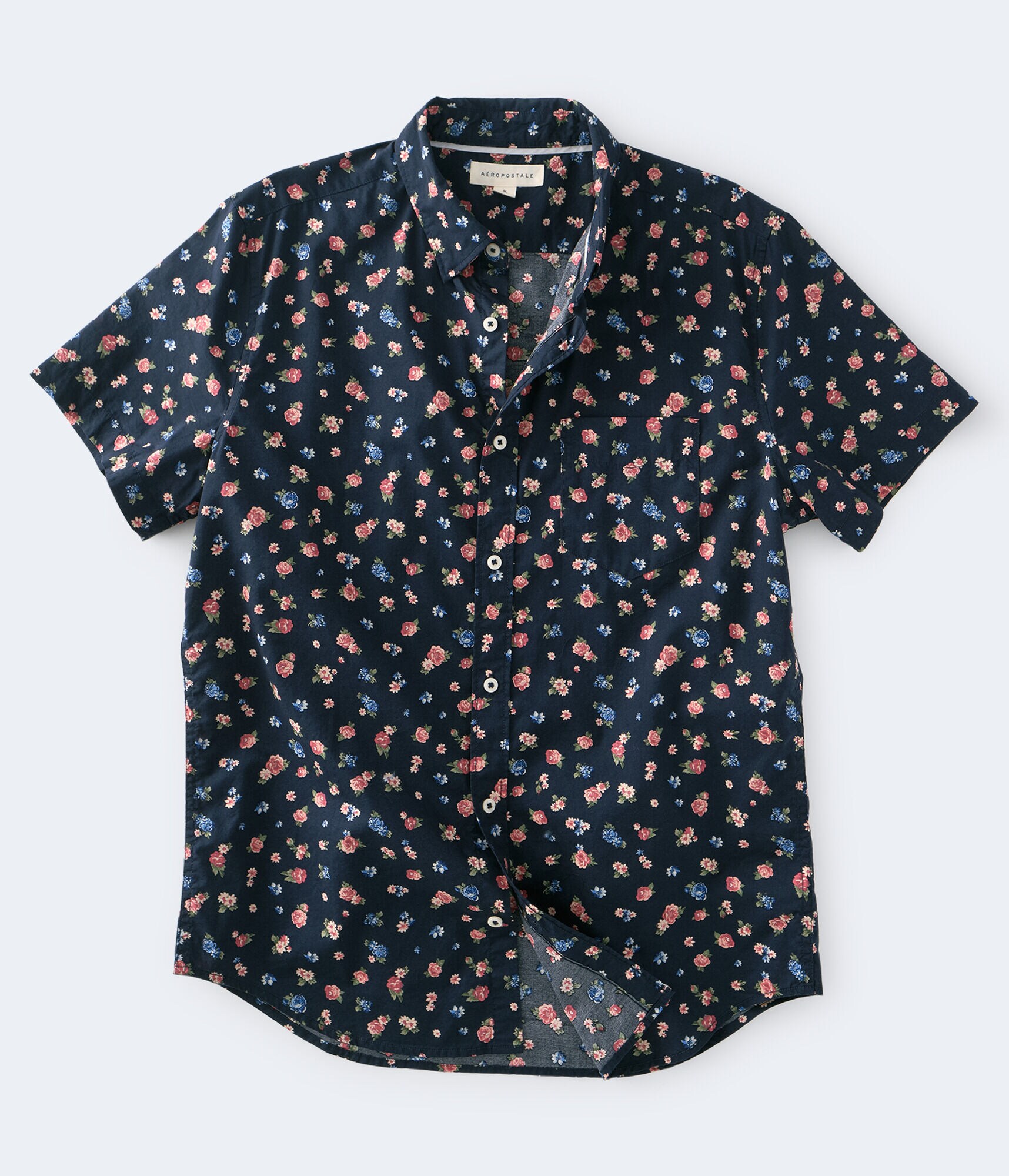 Floral Button-Down Shirt