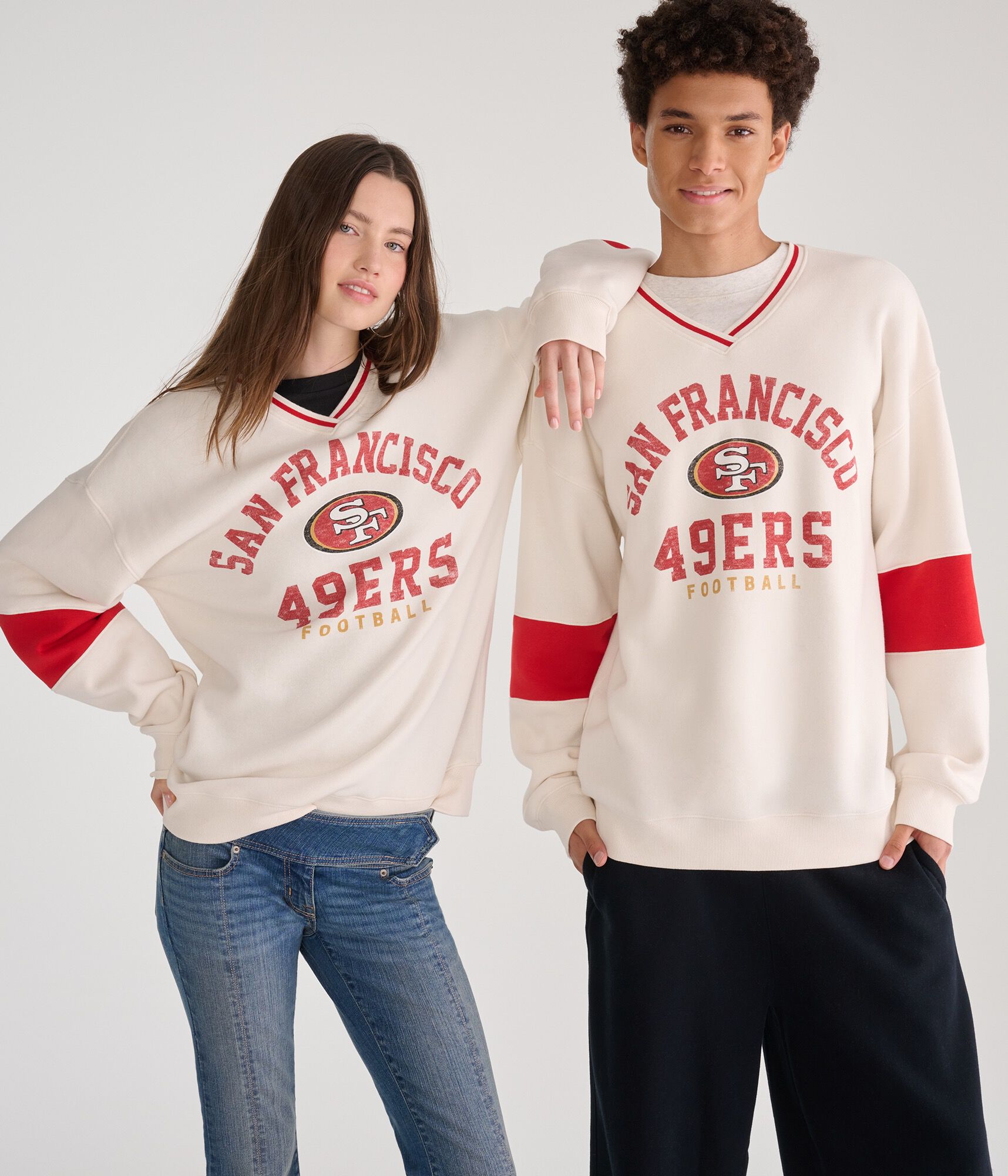 San Francisco 49ers V-Neck Sweatshirt
