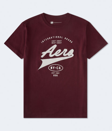 Aero Script Logo Graphic Tee Aero Script Logo Graphic Tee