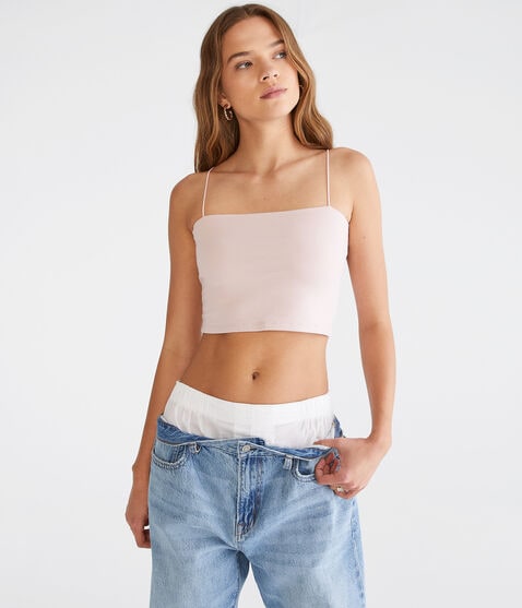 Seriously Soft Cropped Bungee Cami