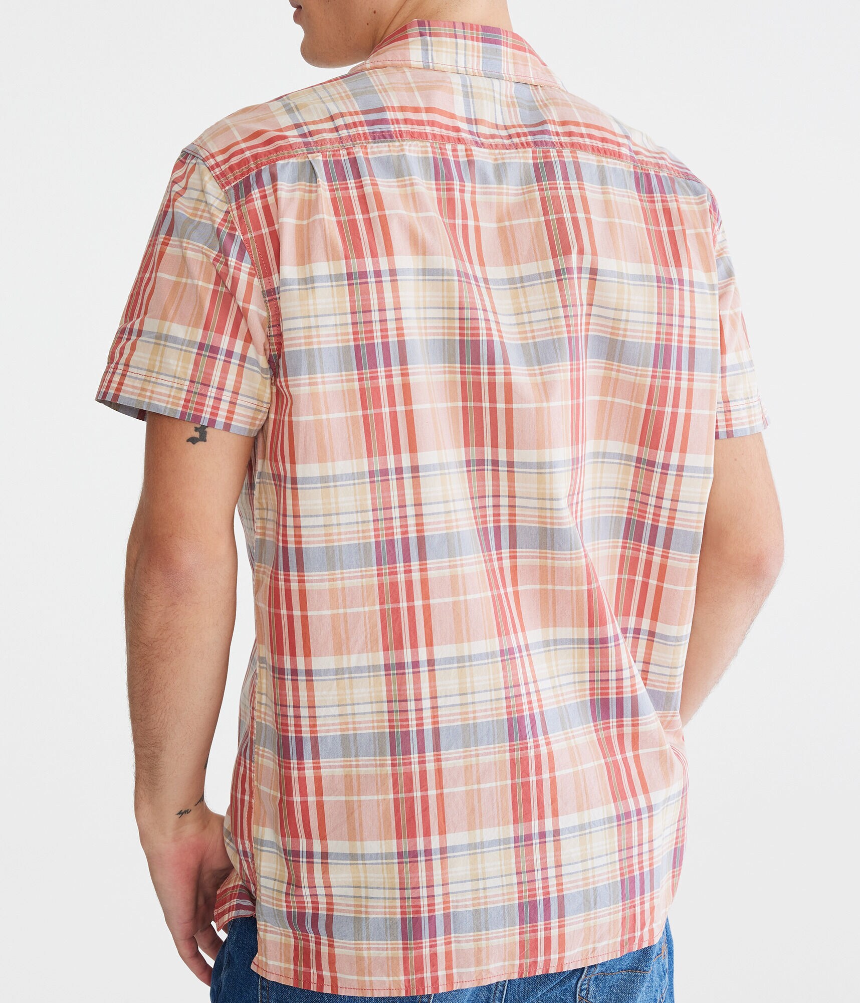 Plaid Poplin Shirt