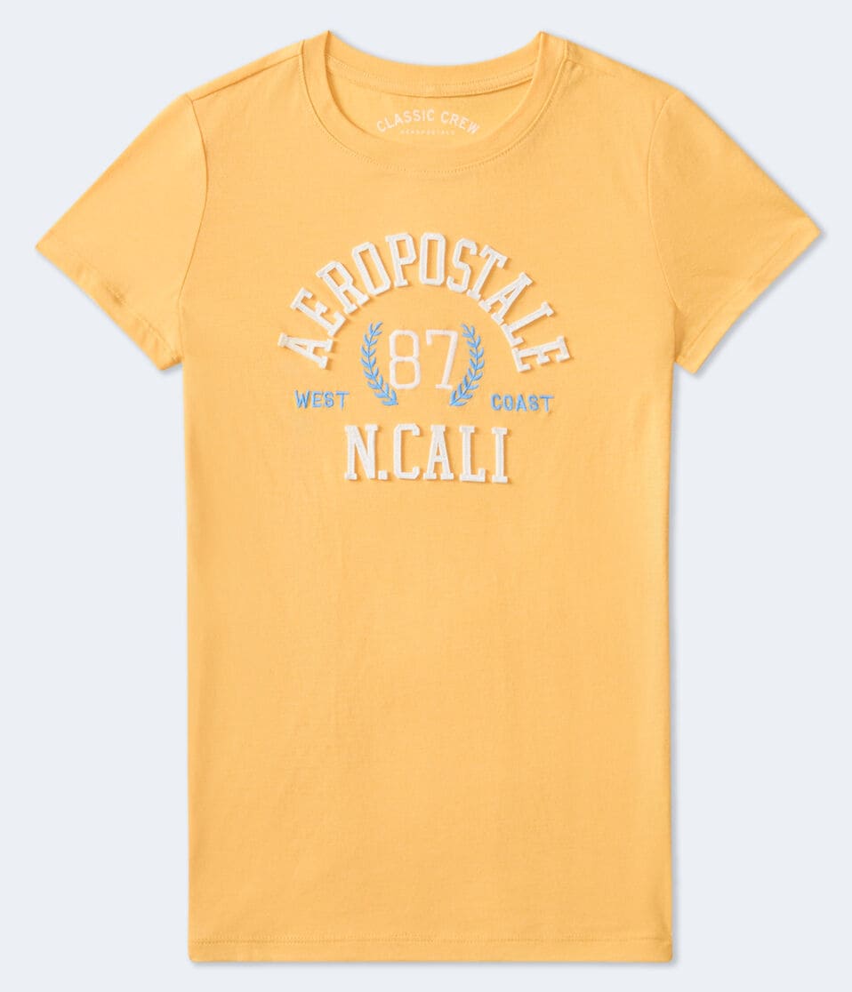 Aeropostale West Coast Appliqué Graphic Tee