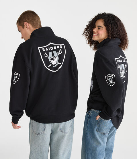 Las Vegas Raiders Quarter-Zip Sweatshirt Las Vegas Raiders Quarter-Zip Sweatshirt